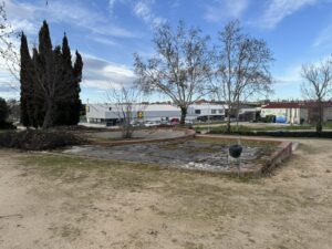 jardín situado en la calle Pinar