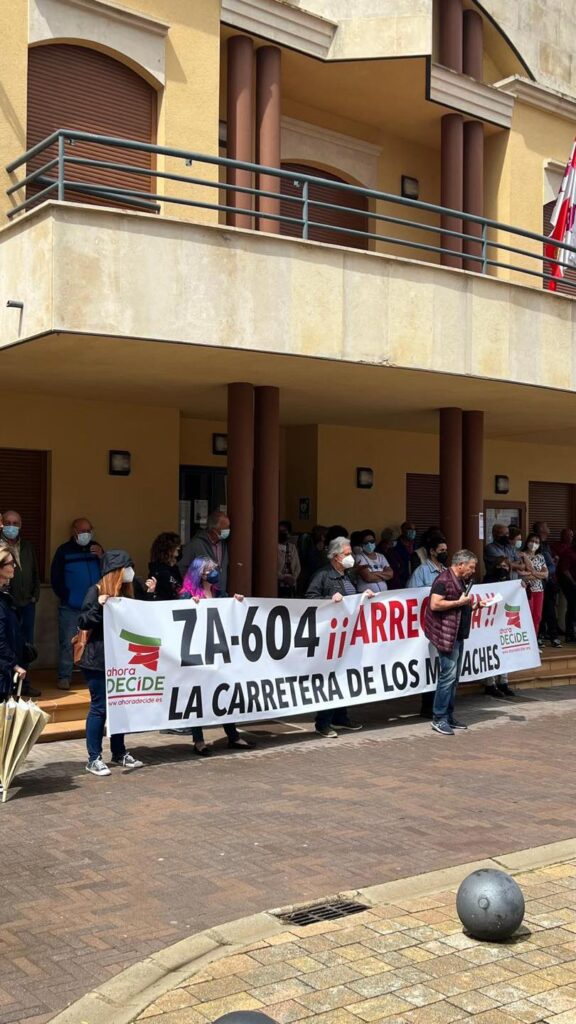 Ahora Decide pide el inicio urgente de las obras de la carretera ZA-604 Bóveda-Fuentelapeña-Cañizal.