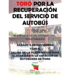 Desconvocada la concentración en Toro para el 9 de noviembre